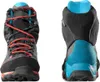 Hochschnittiger Wanderschuh für Damen; Modell "Aequilibrium Trek Woman Gtx" von La Sportiva; in Schwarz mit blauen und roten Akzenten. Produktbild-Vorschau