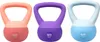 ACRA Weich-PVC-Kettlebell 1 kg, rosa Produktbild-Vorschau 4