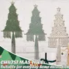 Makramee-Weihnachtsbaum, 3er-Set, dekorative Produktbild-Vorschau 3