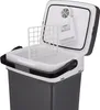 An open portable cooler with a grid shelf inside. Anteprima dell’immagine prodotto