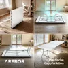 AREBOS stół bufetowy składany 182 x 74 x 74 cm stół Podgląd zdjęcia produktu 8