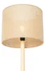 Lampa podłogowa w stylu rustykalnym drewniana z abażurem Podgląd zdjęcia produktu 4