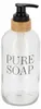 Tendance Seifenspender - 500 ml - Glas/Bambus - rund - Produktbild-Vorschau 1