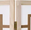 Shoji Prírodné drevo 3-dielny Room Divider Privacy Screen Náhľad obrázku produktu 12
