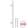 vidaXL Nábytkové úchyty 20 kusov strieborné 128 mm nerezová Náhľad obrázku produktu 1
