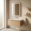 Miroir Rea Zone 70X50 Led Or Rose Brossé Voir les images du produit 7