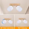 ZMH plafoniera 2 fiamme nera - faretto da soffitto vintage Anteprima dell’immagine prodotto 5