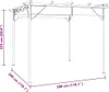 vidaXL Pergola avec toit extensible Anthracite 3x3 m Acier Voir les images du produit 5