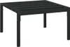 vidaXL Garten-Couchtisch Schwarz 60x60x35 cm Stahl Produktbild-Vorschau 1