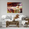 Bild auf Leinwand - Leinwandbild - Frau Modell - 100x70cm - Produktbild-Vorschau 6
