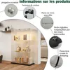 Gablota szklana z oświetleniem LED, 3 poziomy, gablota Podgląd zdjęcia produktu 4