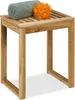 Pouf Relaxdays in legno, A x L x P: 46 x 40 x 30 cm, fino a Anteprima dell’immagine prodotto 1