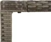 5-tlg. Garten-Essgruppe mit Kissen Grau Poly Rattan Produktbild-Vorschau 9