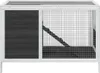 vidaXL Králíkárna Grey 103x44x69,5 cm Borovicový masiv Náhled obrázku produktu 3