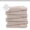 Pure Label 6-TLG. Badetücher Set mit Anhängeschlaufe aus Produktbild-Vorschau 3