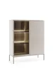 Vitrine SENSO PS Kaschmir mit LED-Beleuchtung – 104 x 126 x Produktbild-Vorschau 1
