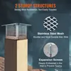 SucceBuy Kaminkappe 304,8 x 304,8 mm, Kaminabdeckung aus Produktbild-Vorschau 4