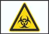 Achtung Biogefährdung Symbol A1 Rückseite selbstklebend Produktbild-Vorschau 1
