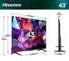 Hisense 43 '' E7S Pro | Hi-QLED Smart TV 4K 144 Hz, 109,2 Produktbild-Vorschau 3