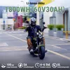 E-Motorroller M1P-grün 60V 2000W Motor 30AH 45km/h Bis zu Produktbild-Vorschau 3