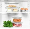 Inside a refrigerator with shelves. Produktbild-Vorschau