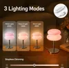 Nachttischlampen, LED Tischlampe, USB-Stecker, Dimmbare Produktbild-Vorschau 2