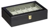 relaxdays 10027256_0 relaxdays Uhrenbox schwarz 31,0 x 20,0 Voir les images du produit 9