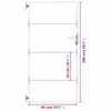 vidaXL Gartentor 85x200 cm Cortenstahl Produktbild-Vorschau 10