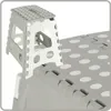 Sgabello pieghevole antiscivolo alto 39 cm grigio chiaro Anteprima dell’immagine prodotto 10
