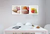 Leinwandbild süße gebäck-macarons 150x50 cm Feeby rosa Produktbild-Vorschau 2