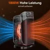 YASHE Heizlüfter, 1800W PTC Keramik-Heizlüfter, Produktbild-Vorschau 2