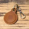 INF Premium Lederhülle für Apple AirTag Braun Produktbild-Vorschau 2