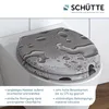 SCHÜTTE MDF WC sedátko dřevěné jádro GREY STEEL, WC sedátko Náhled obrázku produktu 2