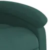 vidaXL Fauteuil de massage électrique vert foncé velours Voir les images du produit 12