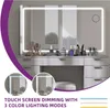 Schminktisch Extra Large mit einstellbarer LED-Beleuchtung Produktbild-Vorschau 7