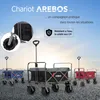 AREBOS Bollerwagen pliable noir | jusqu'à 100 kg | Voir les images du produit 5