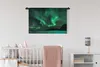 MuchoWow® Wandteppich Wandbehang Nordlichter - Wasser - Produktbild-Vorschau 2