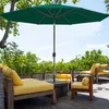 Sonnenschirm 3,5m rund grün Garten Balkon knickbar mit Produktbild-Vorschau 5