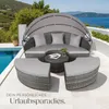 Ratanový nábytek Sonneninsel Santorin - grau Náhled obrázku produktu 7