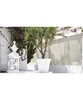Pot Capri Blanc 60cm Design Moderne, Grande Taille, Voir les images du produit 11