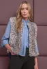 Street One Fake Fur Vest w. AOP clay sand 36 Produktbild-Vorschau 3