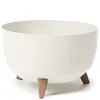 Květináč kulatá mísa na nožičkách 47 cm Krémová Náhled obrázku produktu 1