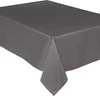 A gray tablecloth is draped over a table, with one corner hanging down. Podgląd zdjęcia produktu