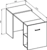 Helvetia "Smart" Ausziehbarer Schreibtisch 41-132cm Weiß Produktbild-Vorschau 4