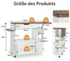 Puluomis Küchenwagen Servierwagen mit erweiterbare Produktbild-Vorschau 7