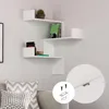 DECORTIE Luksa Eckwandregal Modernes Bücherregal Produktbild-Vorschau 7