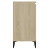 vidaXL Sideboard Sonoma Eiche 60x35x70 cm Holzwerkstoff - Produktbild-Vorschau 7