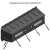 BURI 6 inserts de jardinières pour palettes Euro avec tapis Voir les images du produit 6