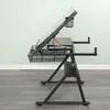 Zimilo Zeichentisch Schwarz mit Hocker, Glas Tischplatte Produktbild-Vorschau 6