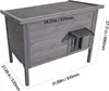 VEVOR Katzenhaus Outdoor 870 x 535 x 690 mm, Katzenhütte Produktbild-Vorschau 10